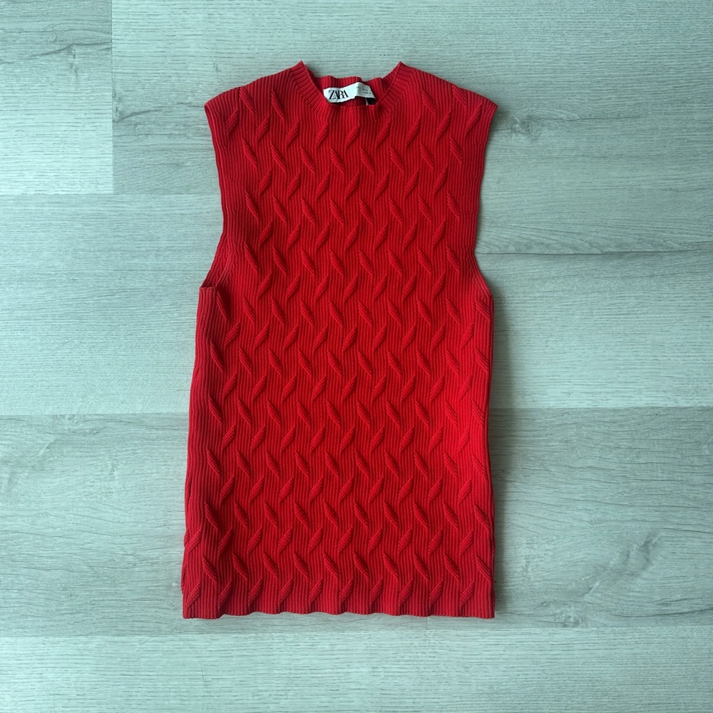 Zara Red Top